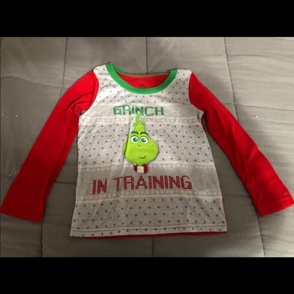 Grinch pajamas top